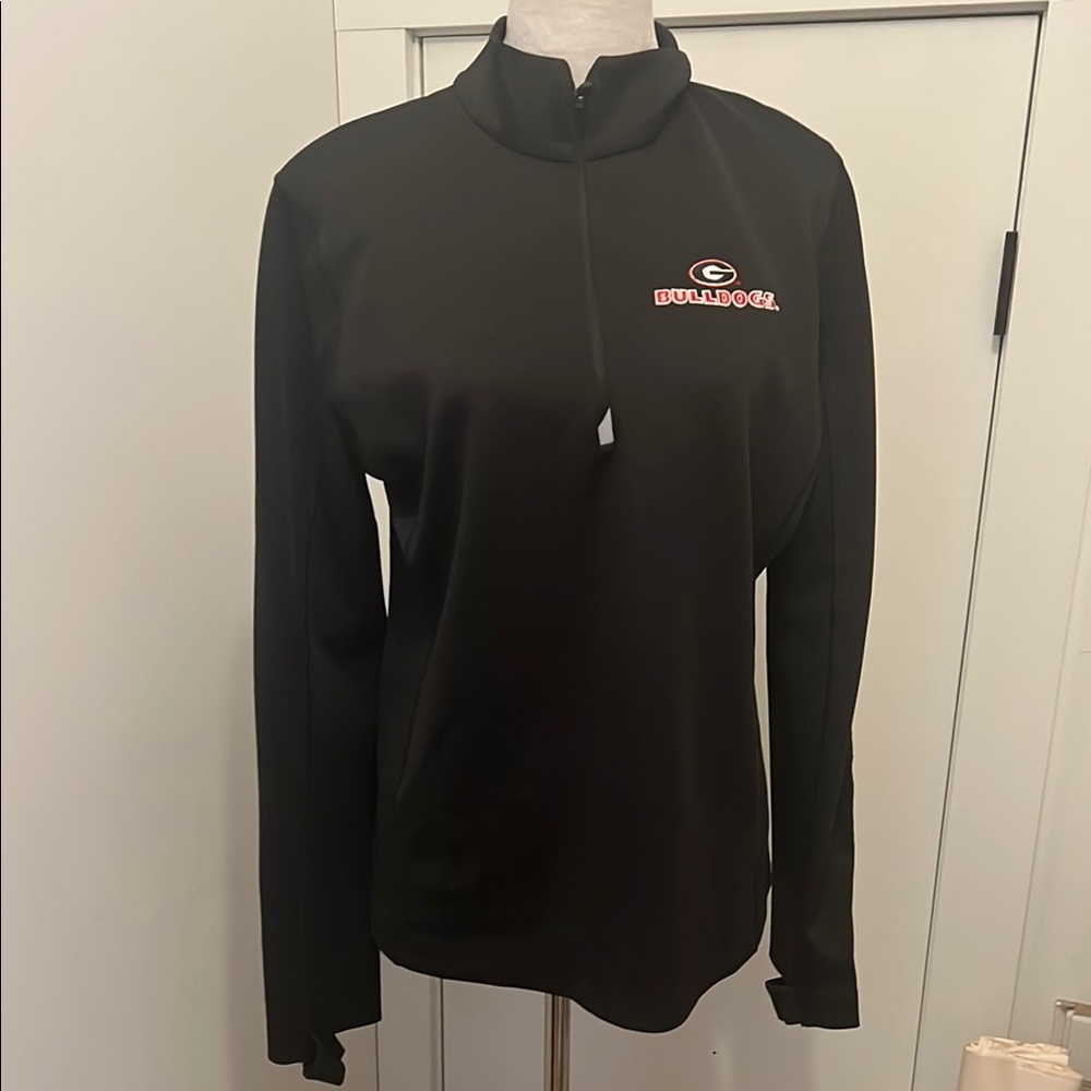 Bulldogs Women's Black Pullover Top Cutter & Buck